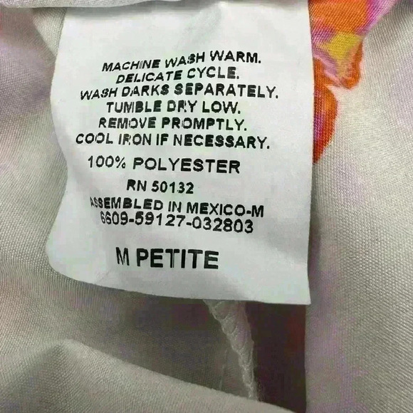 BONWORTH VINTAGE WHITE FLORAL SKIRT - Picture 7 of 9